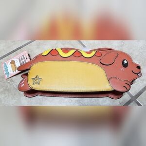 Squishable Dachshund Hot Dog Crossbody Bag